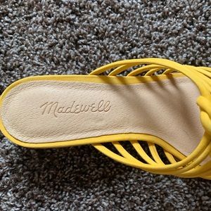 Madewell Yellow Sandals